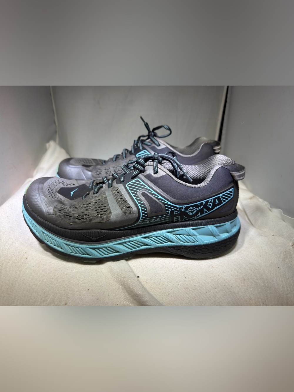 Hoka One One Stinson ATR 5 Women's 10.5 Trail Running Shoes Anthracite